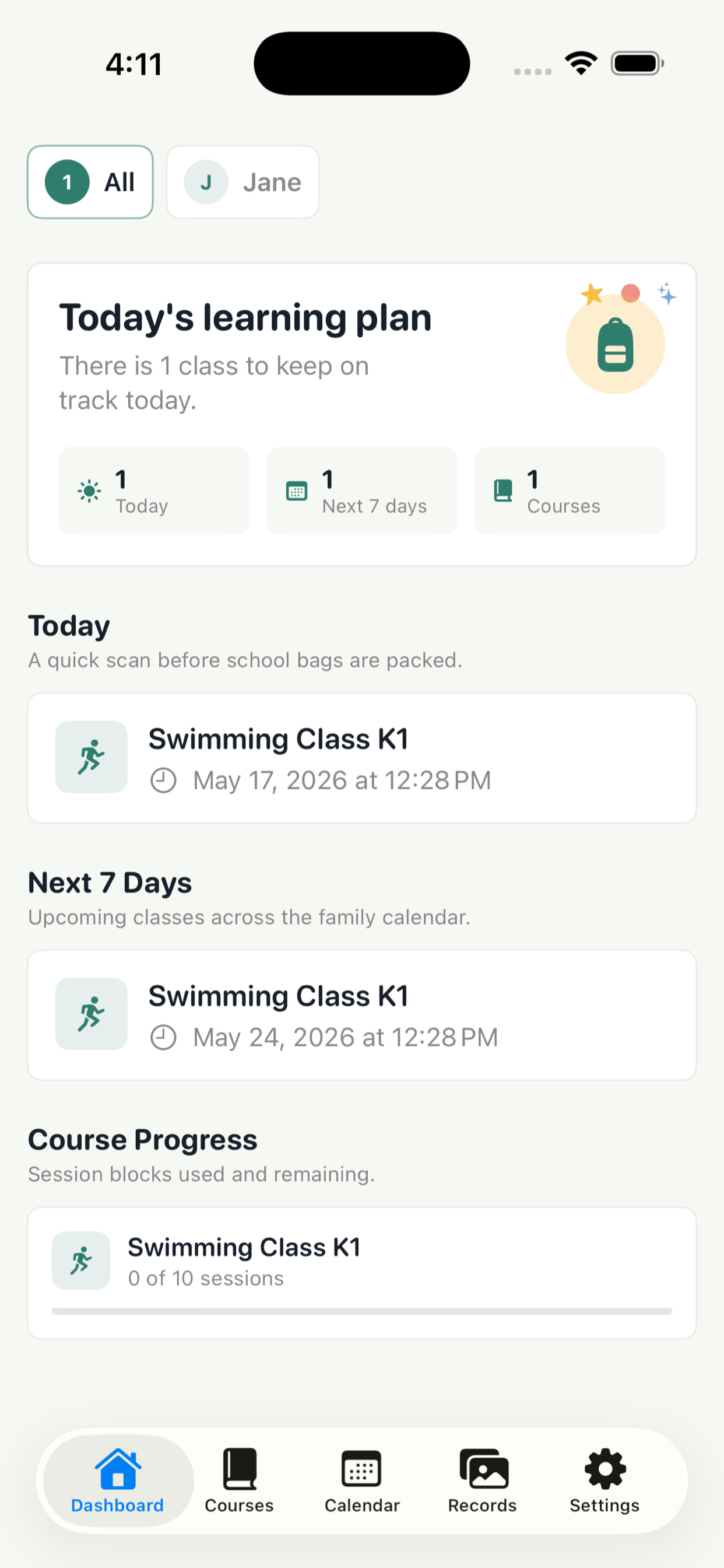 ClassLedger iPhone screenshot 1
